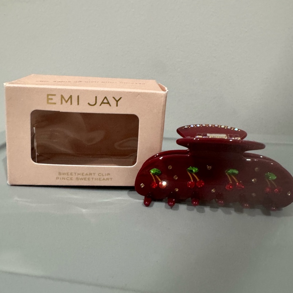 Emi Jay Red Sweetheart Hair Clip
